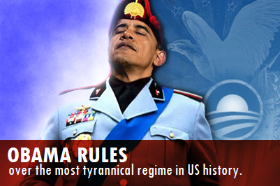 obama dictator photo: Obama the Tyrant obamarules.png