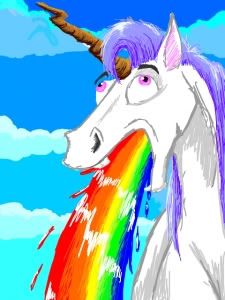 Puking unicorn