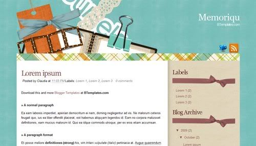 Free Blogger Freelance Artworks Web2.0 Template