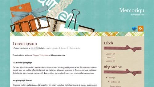 Blogger Freelance Artworks Template