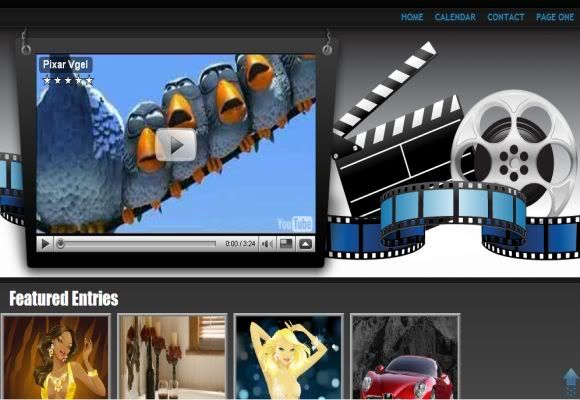 Wordpress Online Movies Videos Web2.0 Theme