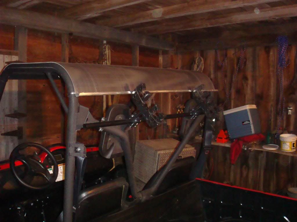 homemade gun rack Yamaha Rhino Forum Rhino