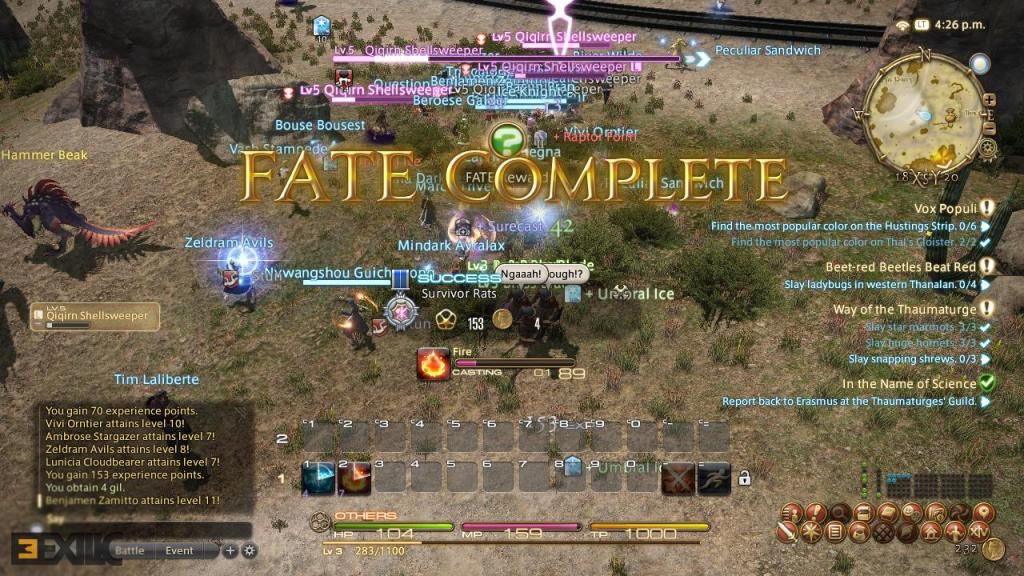 ffxiv15 Final Fantasy XIV: Leveling Up