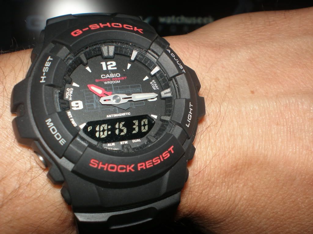 g shock hands stuck