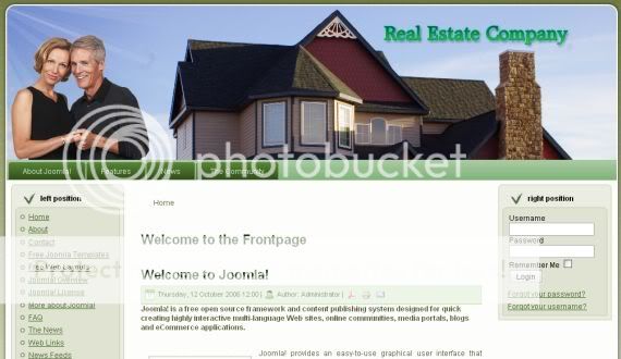 Real Estate Joomla Template