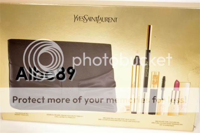   Pc Yves Saint Laurent YSL Beauty Makeup Gift Box Set w/ Pouch  